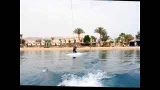 Egypt  Water Skiing in Dahab [upl. by Ecinev173]