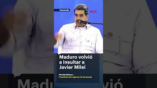 Polémica frase de Maduro sobre Milei [upl. by Anesor95]