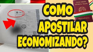 APOSTILA DE HAIA CIDADANIA ITALIANA ECONOMIZANDO [upl. by Hajan633]