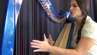 Harpe et Chant  Evélina Simon  teaser arpa harp arfe harpe 豎琴 [upl. by Levey]