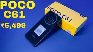 Poco Cheapest Smartphone Poco C61 Unboxing  Review  Camera  Price [upl. by Brent]