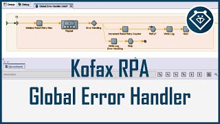 Tips amp Tricks Kofax RPA 104 Global Error Handler [upl. by Nehgem]