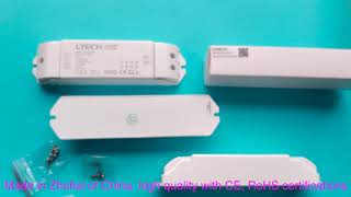 LTech TD3612E1P1 triac dimmable driver  kutopcom [upl. by Liza]