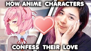 How Anime Characters Confess Their Love [upl. by Aneehsat]