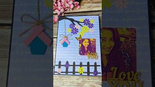 Scrapbook For Best Friends Birthday 💜shorts scrapbooking diy [upl. by Monroe515]