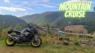 Yamaha MT10  Mountain Cruise POV Ride 4K  RAW Audio [upl. by Sholem513]