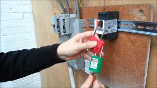 How to lockout a GV2ME16 Circuit Breaker [upl. by Adnuahs]