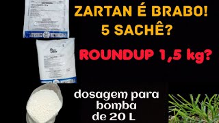 ROUNDUP e ZARTAN dosagem não acredito no resultado fantástico 😃 [upl. by Thornie365]