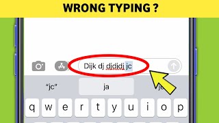 iPhone KEYBOARD Typing Problem Solve  Keyboard typing wrong characters [upl. by Burgess496]