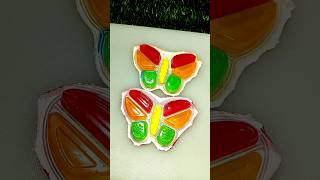 Jelly Butterfly Candy Popsicle youtubeshorts shortvideo trending icecream popular ytstudio [upl. by Anneg]