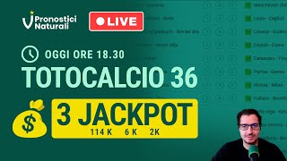 🔴 Ore 1830 LIVE Totocalcio ✅ Facciamo la Schedina Insieme [upl. by Lema]