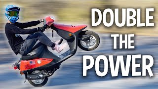 HUGE Power Upgrades on my DREAM SCOOTER [upl. by Euqinwahs]