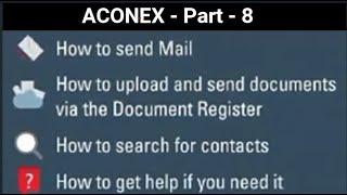 Aconex I Part  8 I Send Mail I Upload via Doc Register I Search Doc I How to get Help [upl. by Odnala246]