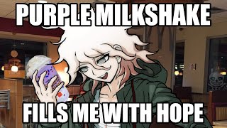 Nagito Komaeda Tries The Grimace Shake [upl. by Tonneson]