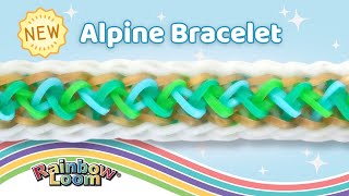 NEW Alpine Rainbow Loom Bracelet Tutorial by Angelynn TutorialsByA™  Advanced Bracelet Design [upl. by Giliane404]