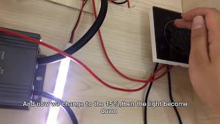 How to connect with dimmable led driver and dimmer also 2 different dimmer how to work together [upl. by Einobe]