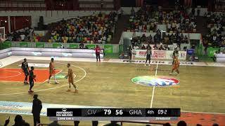 FIBA U18 AfroBasket 2024 Qualifiers  Zone 3 Côte dIvoire v Ghana [upl. by Sesylu]