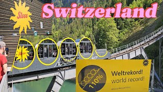 StoosbahnSwitzerland The Steepest Funicular Railway in The WorldWannafeelFamily [upl. by Sura]