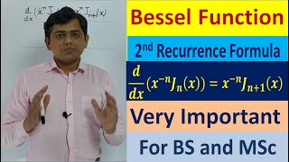 Bessel Function  recurrence formula of bessel function In Urdu [upl. by Nichani]