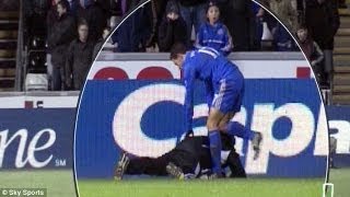 Chelseas Eden Hazard kicks ball boy [upl. by Ahgem550]