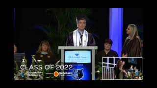 Cody’s Salutatorian Speech 2022 [upl. by Ardnayek]