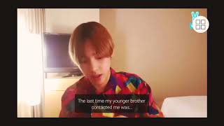 BTS Taehyung ALMOST cried talking about his younger siblings [upl. by Bennir29]