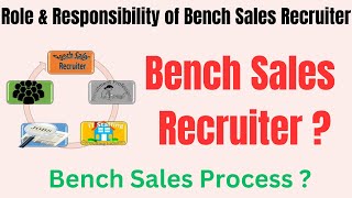 Who is the Bench Sales Recruiter  Role amp Responsibility of Bench Sales Recruiter [upl. by Sproul]