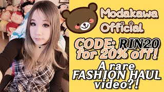 Modakawa is BACK TIME FOR A FASHION HAUL [upl. by Buote510]