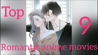 Top 9 Romantic anime movies HINDI [upl. by Rahas]