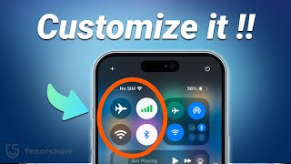 🤯 Customize iOS 18 Control Center  Add WiFi Bluetooth AirDrop Cellular Toggle in 1 Minutes [upl. by Aikaj752]