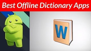 Best Offline Dictionary Apps For Android [upl. by Derrek]