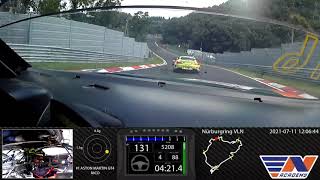 RN 1 Onboard video Nürburgring VLN ASTON MARTIN GT4 0844921 [upl. by Jody]