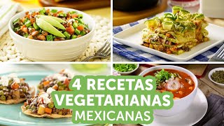 4 recetas vegetarianas mexicanas  Kiwilimón [upl. by Calmas]