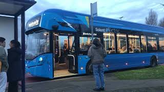 GB Kite Electroliner and 2 Enviro 200 MMCs arriving boarding and leaving Donaldson Road [upl. by Leander608]