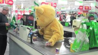 Children in Need Asda Morley A day in the life of Pudsey Bear [upl. by Nueoras]