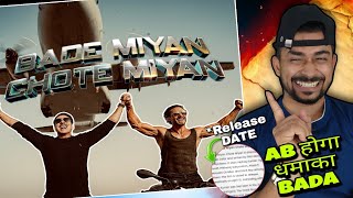 BADE MIYAN CHOTE MIYAN NEW RELEASE DATE 🔥🔥 BMCM NEW MASSIVE POSTER TITLE TRACK BTS RELEASE [upl. by Anyak]