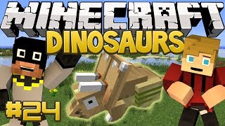 Minecraft Dinosaurs Mod Fossils and Archaeology Series Episode 24  SHINY Triceratops [upl. by Artenra]