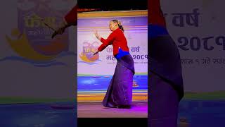 Gorkhe Khukuri Dance at Street Festival in Pokhara Lakeside by Skdance Training Center shorts [upl. by Job]