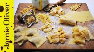 How To Make Pasta Shapes  Jamies Comfort Food  Gennaro Contaldo [upl. by Nanine]