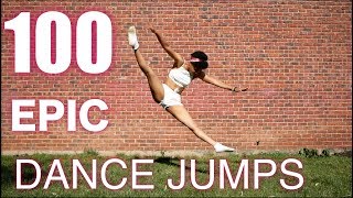 100 Epic Dance Jumpshow many can you do dancerchallenge [upl. by Par]