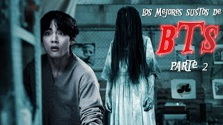 😬los mejores SUSTOS de BTS😨 parte 2 [upl. by Annatnas]