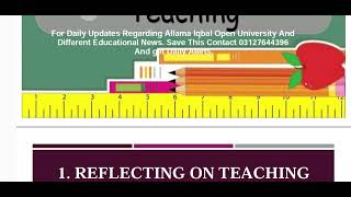 8612 Unit2 Professionalization process and professionalis education aiou teachers profession [upl. by Atsugua]