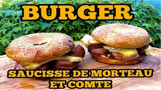 Burger 🍔 Saucisse de Morteau et Comté 😋 [upl. by Kilbride759]