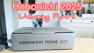 Hobonichi 2025 Unboxing Part II  Lots of goodies [upl. by Rella248]