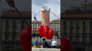 Lopera quotTu si ‘na cosa grandequot in piazza Municipio pulcinella [upl. by Ardnasxela713]