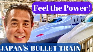 Feel the Power of the Shinkansen Japan Bullet Train Shizuoka Japan [upl. by Sitelc]