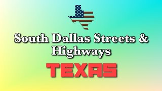 South Dallas Streets and Highways  Dallas  Texas [upl. by Correy]