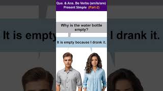 Que amp Ans Be Verbs amisare Present Simple Part2 Easy English FA shorts [upl. by Latty]