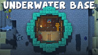 Minecraft  Underwater Base Tutorial How to Build [upl. by Solitta]