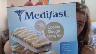 Medifast Cookie Dough Chewy Bar Review [upl. by Skipper205]